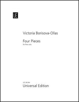 Four Pieces for flute solo cover